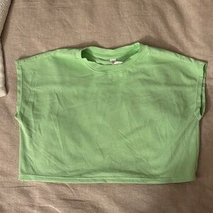 Zella Green Crop Top